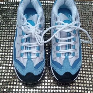 Skechers  Blue and White Sneakers